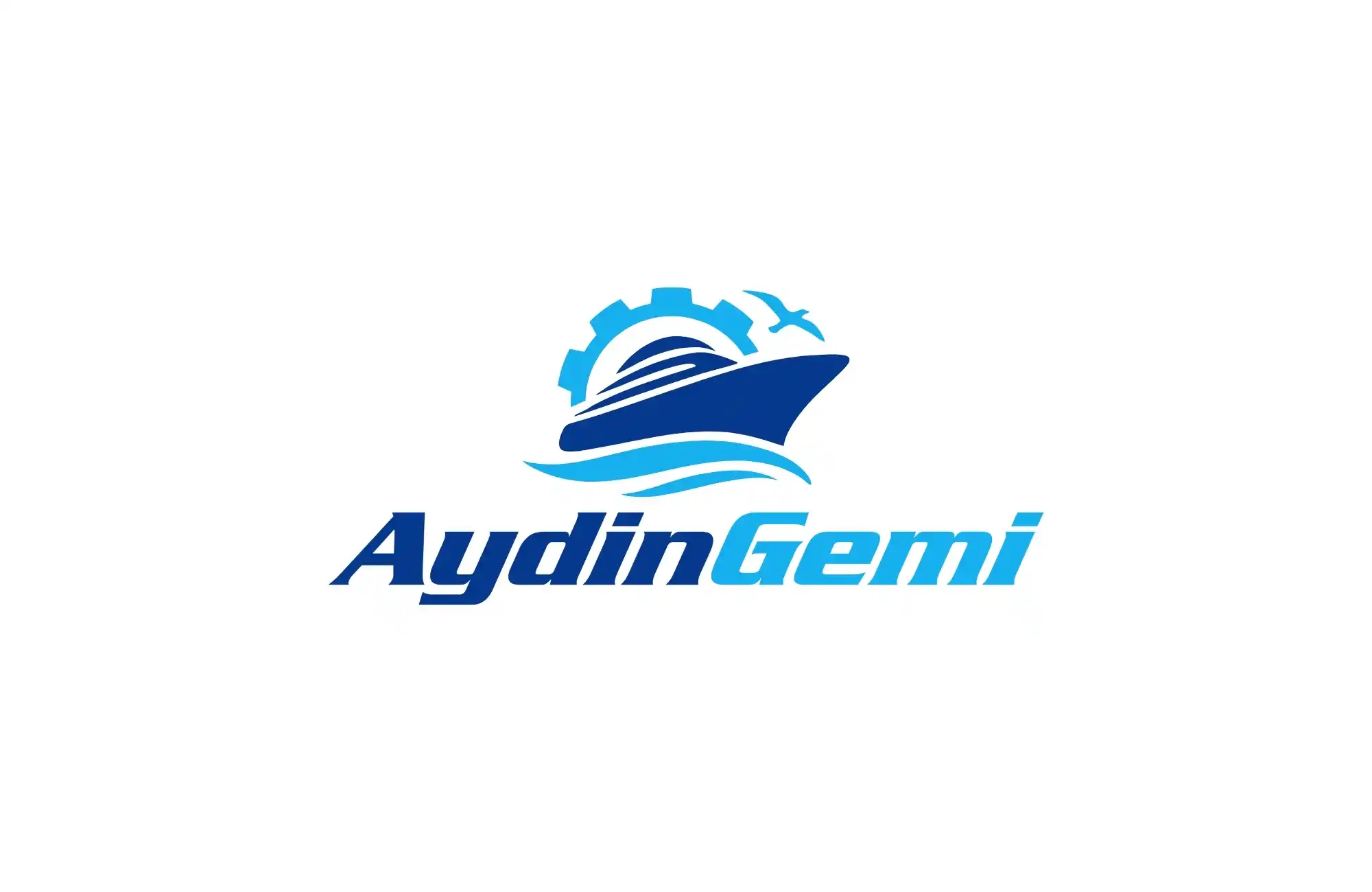 Aydin Gemi Logo Primary Color Background